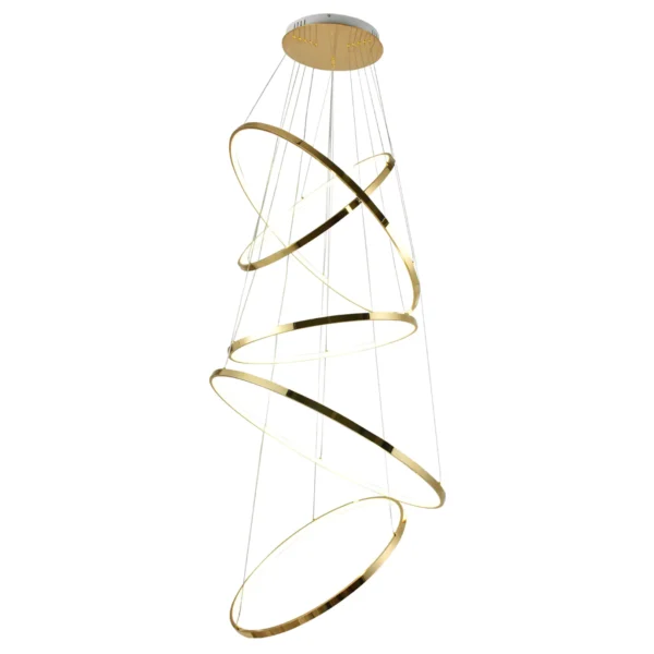 09475-5A,33 Люстра димм.Амия золото Led 150W