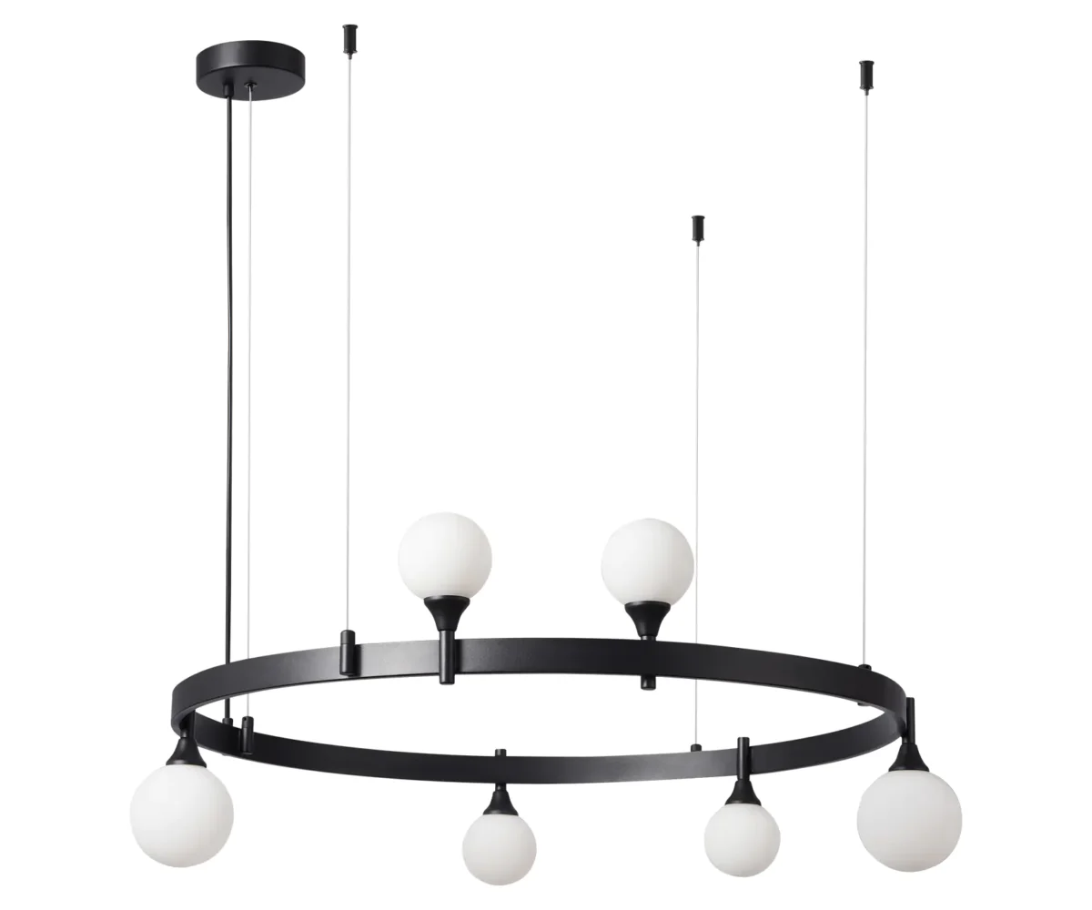 07808-6,19 Люстра Бьянки черный G9 6*7W — изображение 1