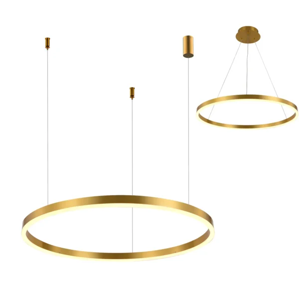 08213,36A(3000K) Подвес Тор латунь d60