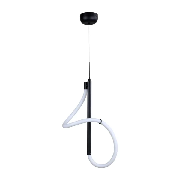 08040-1A,19(4000K) Подвес Далия черный Led 24W