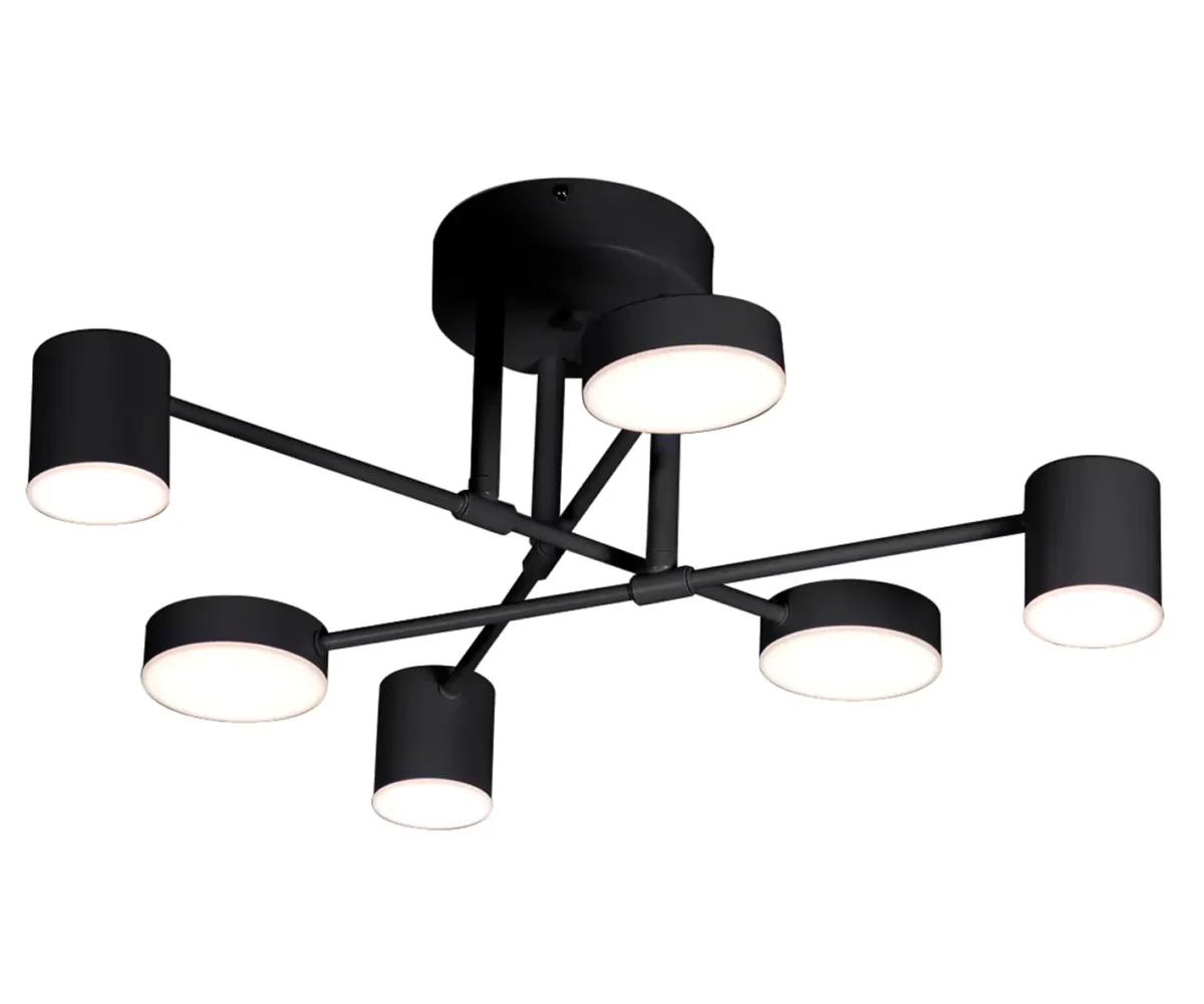 00021512 07649-6D,19(3000K) Люстра димм.Мекли черный — изображение 1