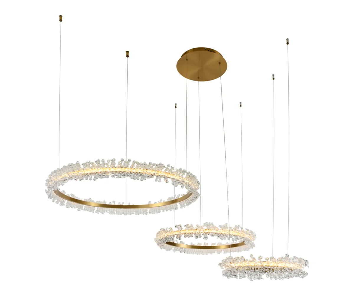 00021608 08246,36PA(4000K) Люстра Лаура латунь d40+60+80 — изображение 1