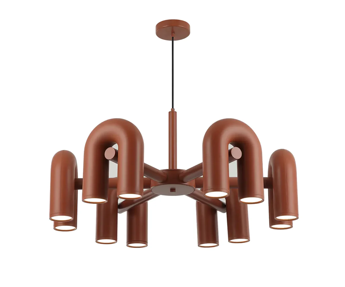 08465-6,06 Люстра Канти терракотовый Led 72W — изображение 1