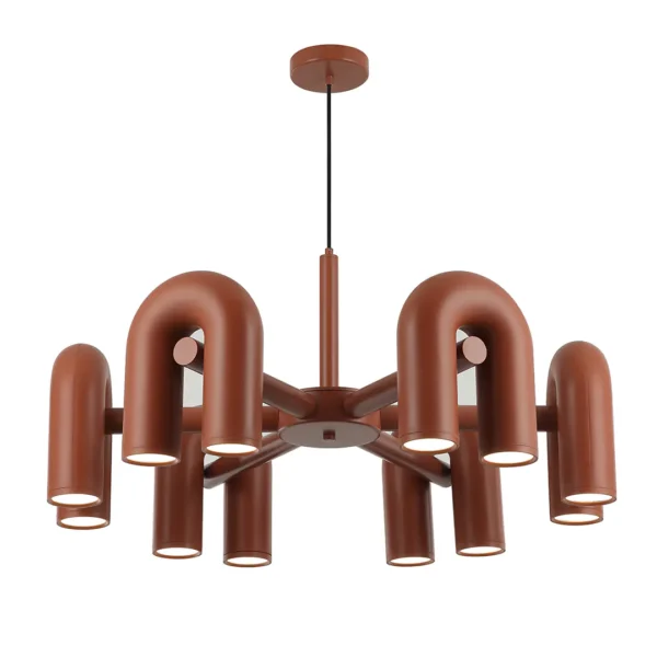 08465-6,06 Люстра Канти терракотовый Led 72W