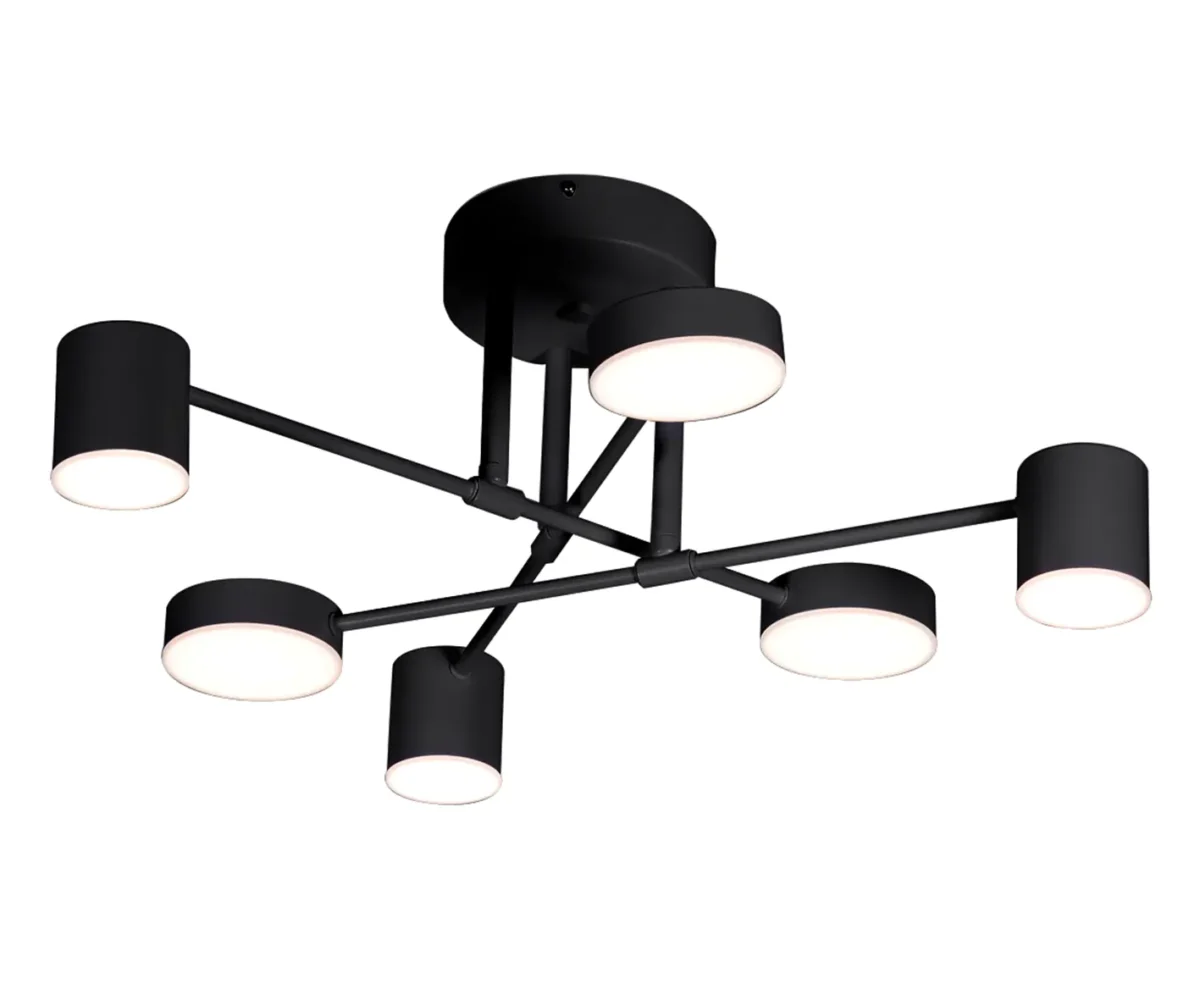 07649-6D,19(4000K) Люстра димм.Мекли черный — изображение 1