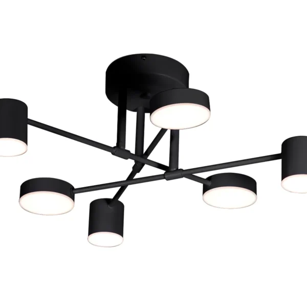 07649-6D,19(4000K) Люстра димм.Мекли черный