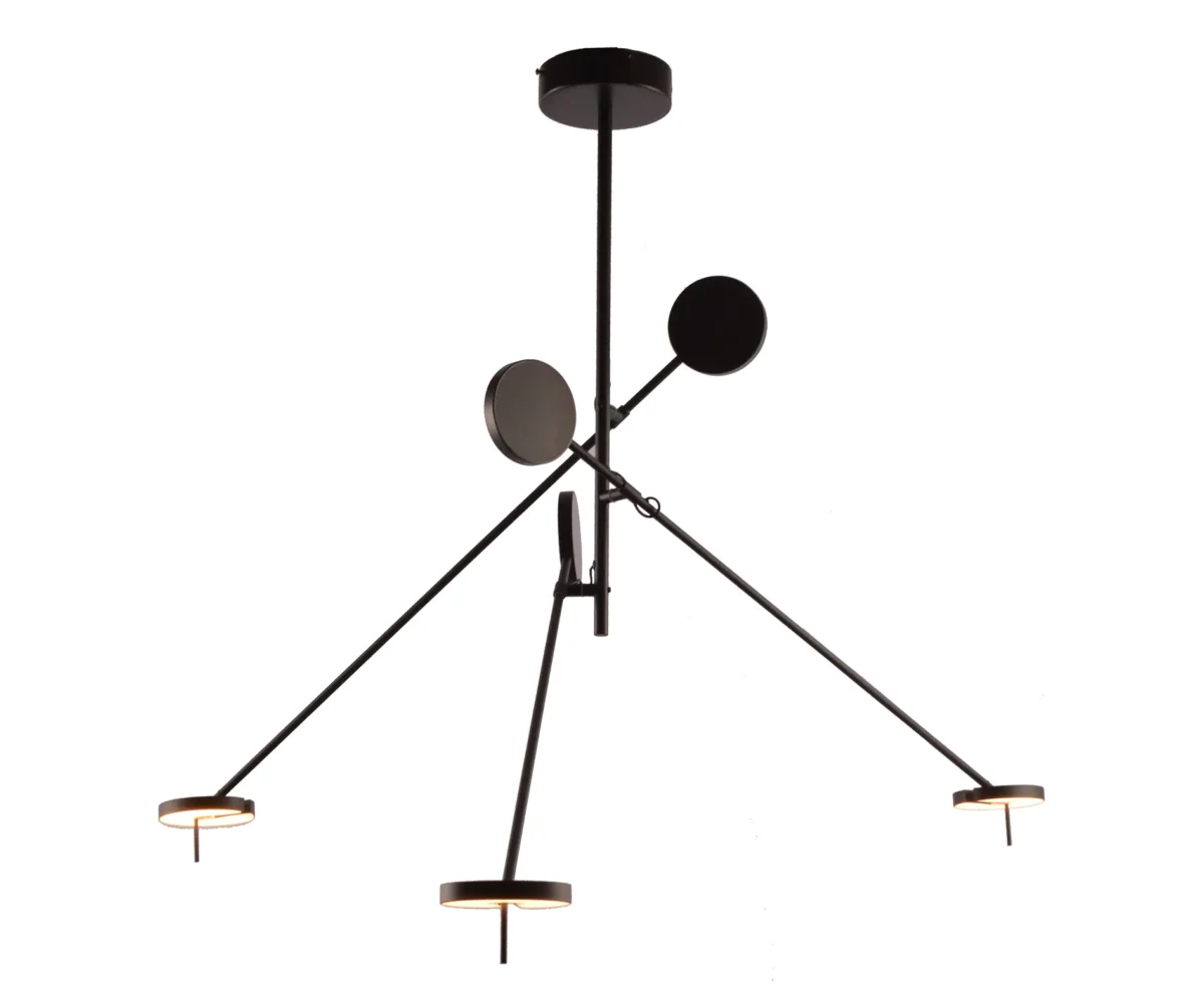 09440-3A,19(3000K) Люстра Некси черный — изображение 1