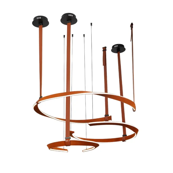 07656-3A,04 Люстра Маджена коричневый