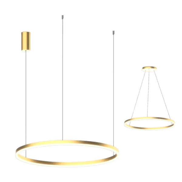 08228,36A(3000K) Подвес Тор латунь d100