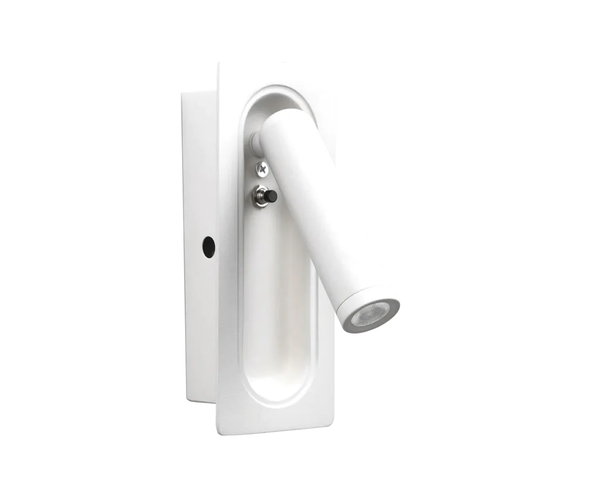 08071M,01 Бра встраиваемое Ризи белый Led 3W — изображение 1