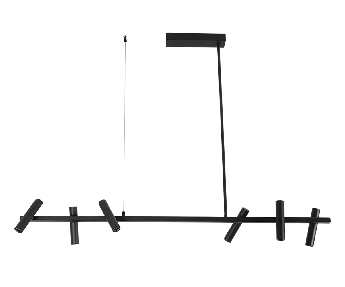 00022965 07613-6AS,19 Люстра Верония черный Led 18W — изображение 1