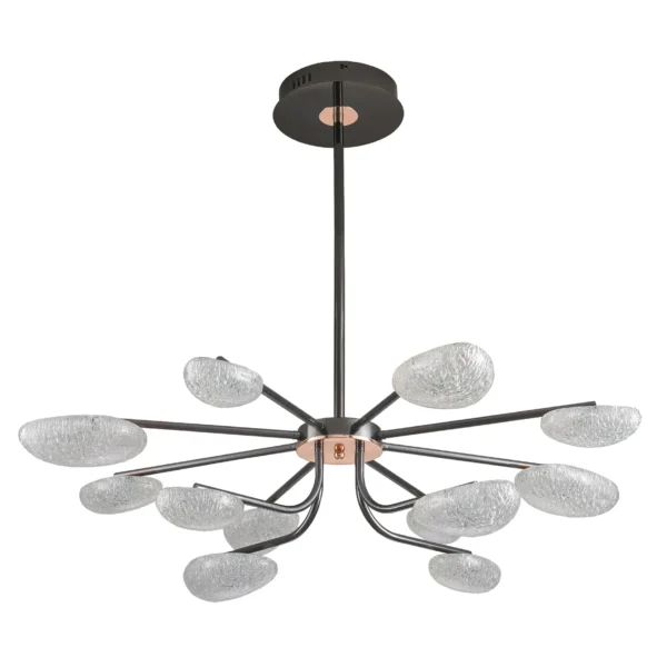 07693-12PA,29 Люстра димм. Юнни черный жемчуг