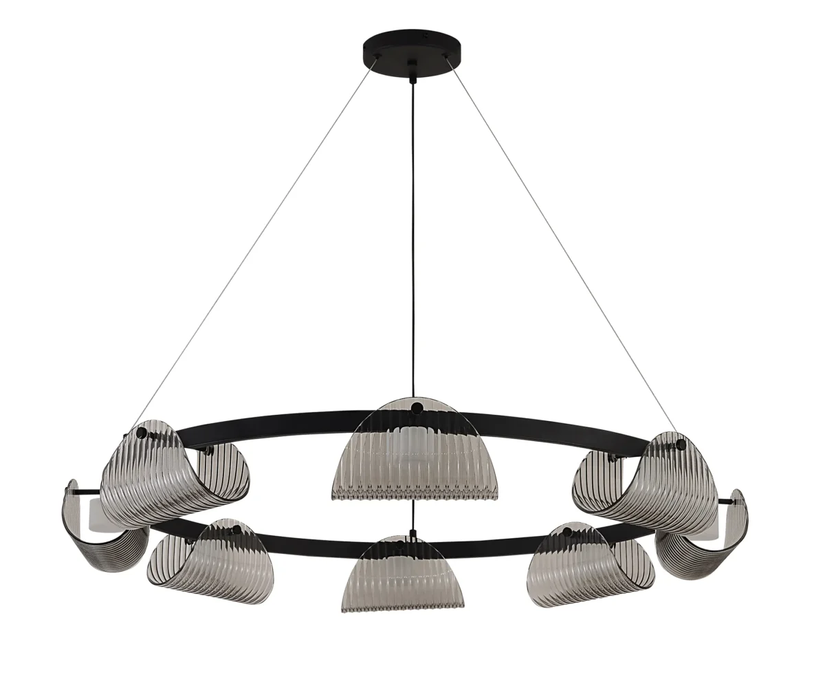 08447-8A,19(16) Люстра Каспи черный — изображение 1