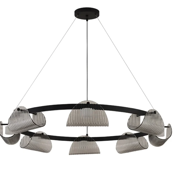 08447-8A,19(16) Люстра Каспи черный