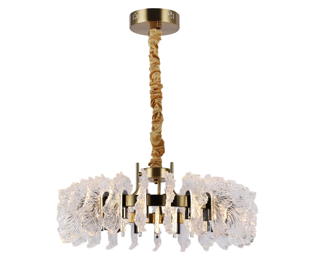 07695-60,36-29 Люстра Мару латунь/черный жемчуг — изображение 1