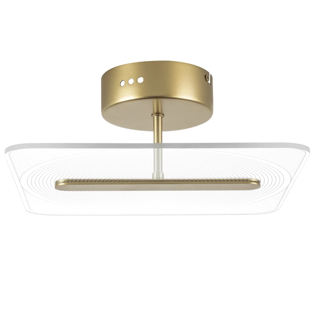 006648d6fedf11ed813fc81f66f678b0_a624cd3374b211ee8145c81f66f678b0 738043 Люстра ACRILE 14W LED 1236LM 120G ЗОЛОТО 3000K — изображение 1