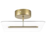 738043 Люстра ACRILE 14W LED 1236LM 120G ЗОЛОТО 3000K