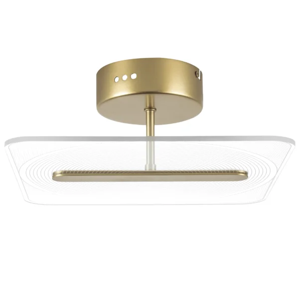 738043 Люстра ACRILE 14W LED 1236LM 120G ЗОЛОТО 3000K