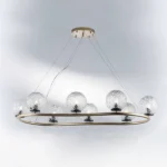 815283 Люстра BARI 8х10W(led) G9 ЗОЛОТО/ЧЕРНЫЙ МАТОВЫЙ — изображение 10