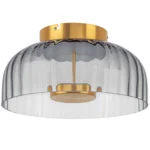 809061 Люстра CELESTA LED 1х12W 600LM ЗОЛОТО/ДЫМЧАТЫЙ 3000K