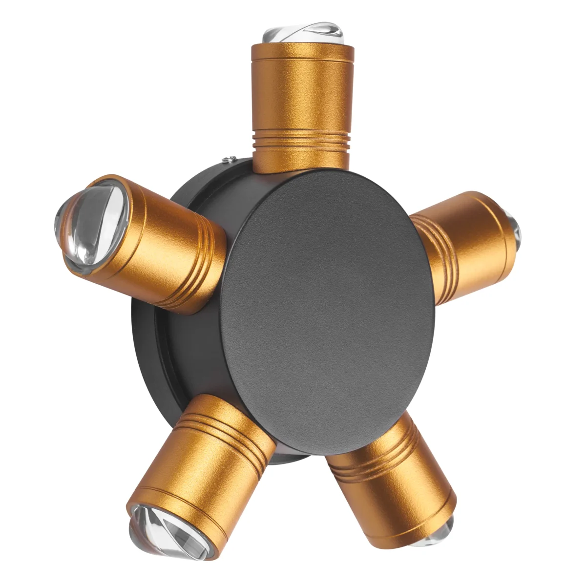 04fadd9124b111ee813fc81f66f678b0_359d3b9bf0f811ee8146c81f66f678b0 380653 Светильник DITO 5х1W LED 550LM G ЧЕРНЫЙ/ЗОЛОТО 4000K — изображение 1