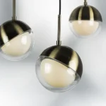 815511 Люстра DAFNE 1х5W(led) G9 ЛАТУНЬ/ПРОЗРАЧНЫЙ — изображение 2