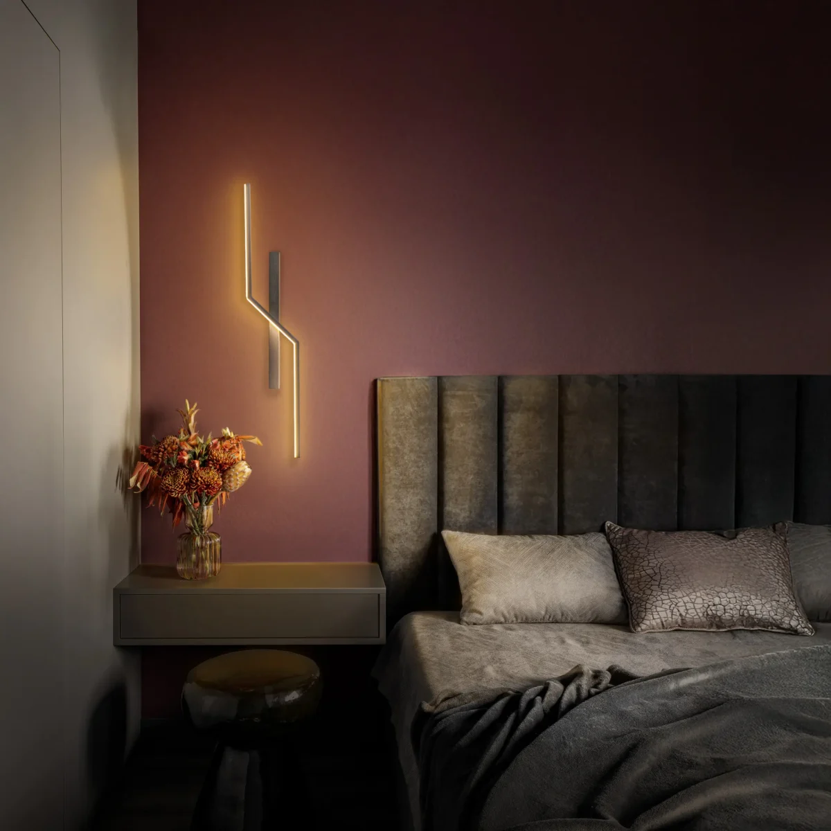 739628 Бра PALLA 17W LED 532LM 120G КОФЕЙНЫЙ 3000K — изображение 3