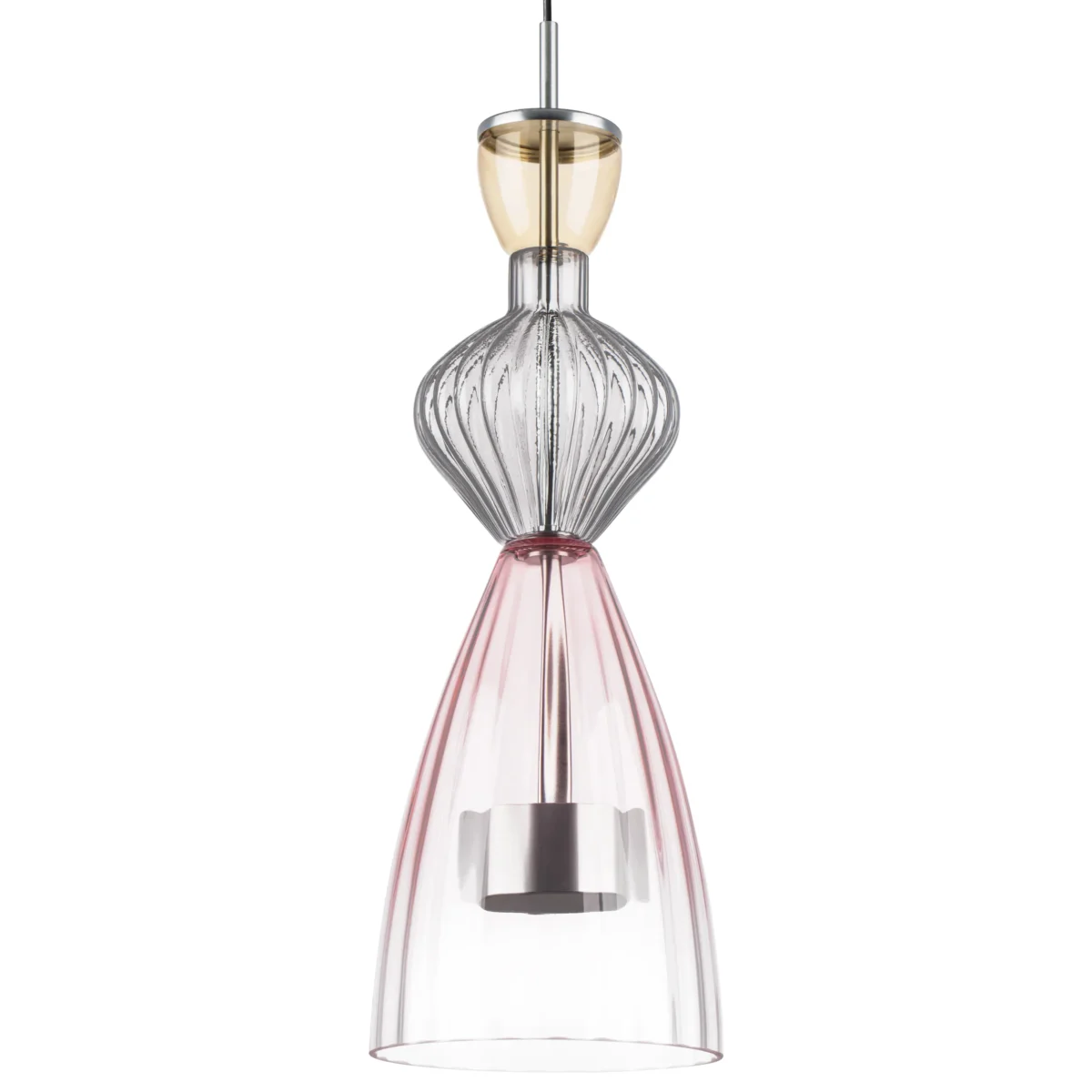 814003 Люстра BELLE LED 1х8W 450LM АЛЮМИНИЙ/МУЛЬТИКОЛОР 3000K — изображение 4