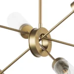 690063 Люстра CROTONE 6х40W E14 ШАМПАНЬ/ПРОЗРАЧНЫЙ — изображение 4