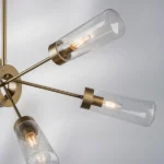 690063 Люстра CROTONE 6х40W E14 ШАМПАНЬ/ПРОЗРАЧНЫЙ — изображение 6