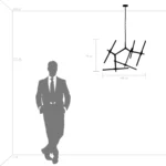742103 Люстра STRUTTURA 10х6W (led) G9 ЗОЛОТО МАТОВЫЙ — изображение 6