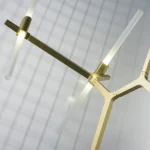 742103 Люстра STRUTTURA 10х6W (led) G9 ЗОЛОТО МАТОВЫЙ — изображение 5