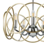 713053 Люстра REGOLO 5х40W E14 ХРОМ/ЗОЛОТО — изображение 7