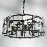 713267 Люстра NOVARA 6x40W E14 ЧЕРНЫЙ МАТОВЫЙ — изображение 5