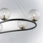 815267 Люстра BARI 6х10W(led) G9 ЧЕРНЫЙ МАТОВЫЙ/ЗОЛОТО — изображение 3