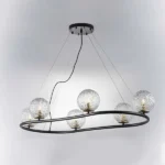 815267 Люстра BARI 6х10W(led) G9 ЧЕРНЫЙ МАТОВЫЙ/ЗОЛОТО — изображение 5