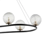 815267 Люстра BARI 6х10W(led) G9 ЧЕРНЫЙ МАТОВЫЙ/ЗОЛОТО — изображение 6