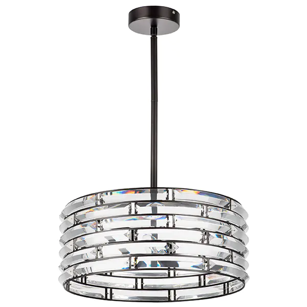 746048 Люстра AMERIGO 4х40W E14 УМБРА ПРОЗРАЧНЫЙ