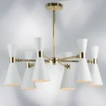 816066 Люстра DUMO 6х40W E14 БЕЛЫЙ МАТОВЫЙ/ЗОЛОТО — изображение 10
