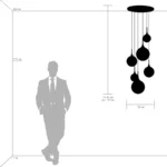 813062 Люстра GLOBO 6х40W E14 gold/white — изображение 6