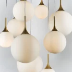 813092 Люстра GLOBO 9х40W E14 gold/white — изображение 3