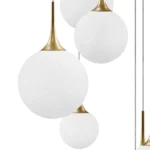 813092 Люстра GLOBO 9х40W E14 gold/white — изображение 7