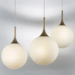 813032 Подвес GLOBO 1х40W E14 золото/белый — изображение 2