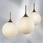 813032 Подвес GLOBO 1х40W E14 золото/белый — изображение 4