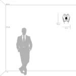 755624 Бра SCARABEO 2х35W G4 12V ХРОМ хрусталь+стекло — изображение 2