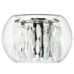 752634 Бра ACQUARIO 3х20W G4 12V ХРОМ БЕЛ стекло