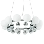 801124 Люстра SFERETTA 12х40W G9 ХРОМ/БЕЛЫЙ — изображение 2