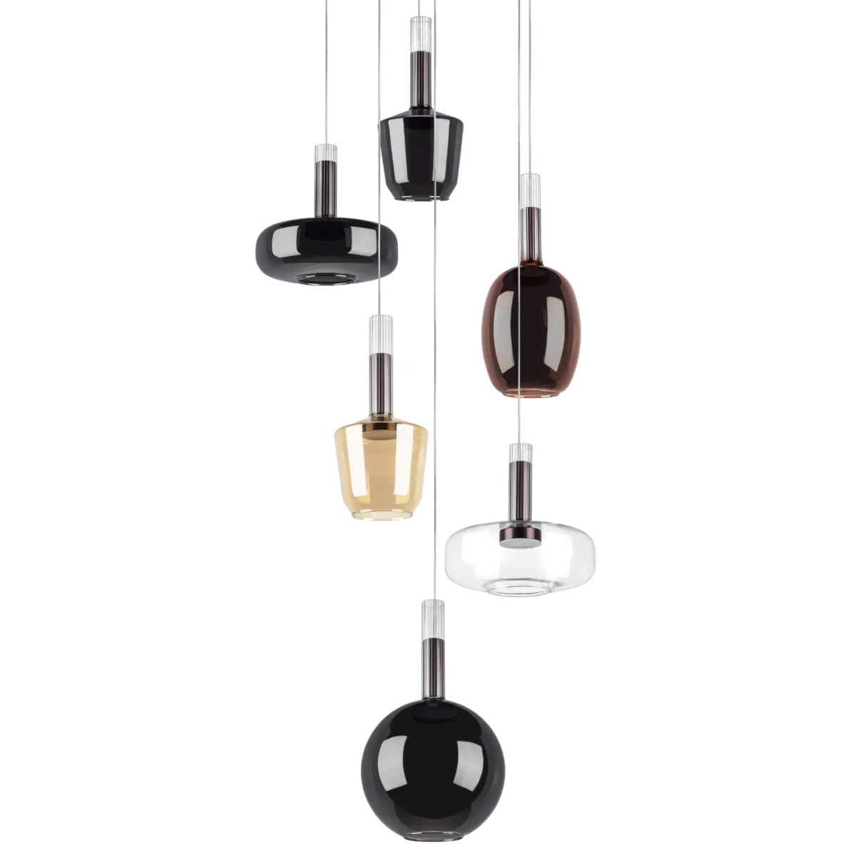 792169 Люстра DISCO 6x6W LED 1200LM 120G БЕЛЫЙ/МУЛЬТИКОЛОР 3000К — изображение 3