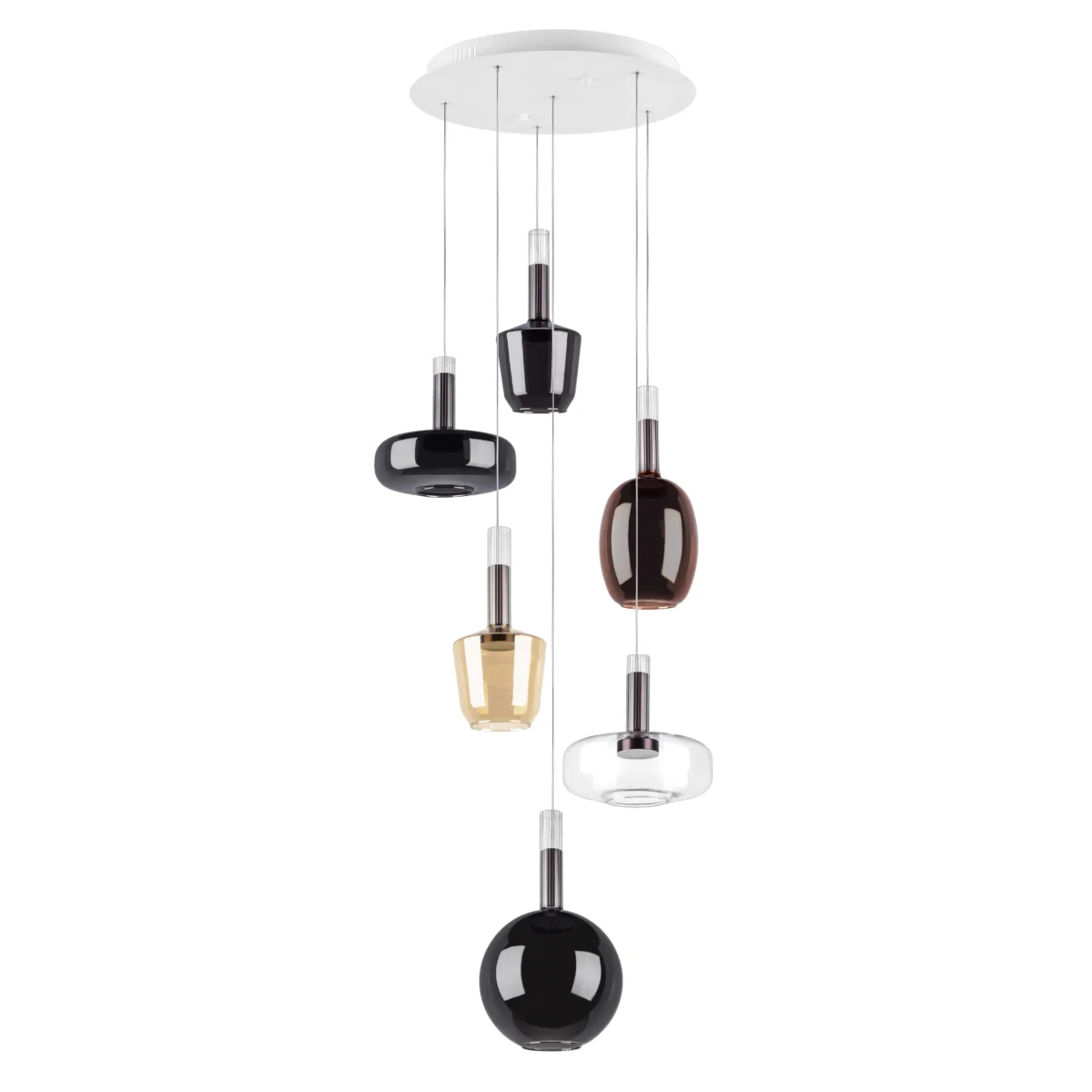 792169 Люстра DISCO 6x6W LED 1200LM 120G БЕЛЫЙ/МУЛЬТИКОЛОР 3000К — изображение 1