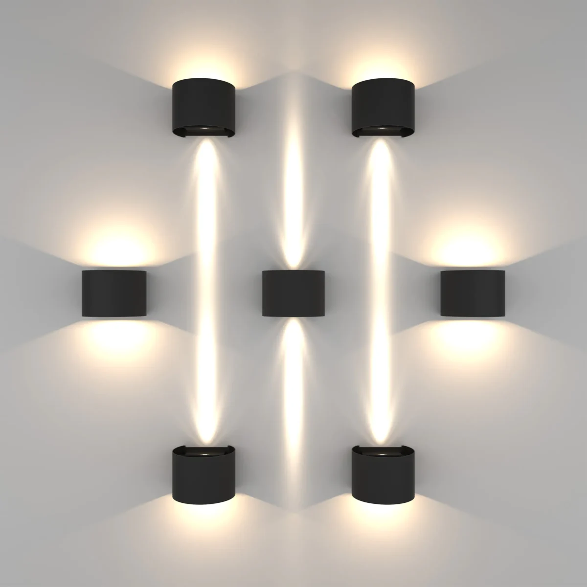 340557 Светильник DALLA 2х5W LED 1100LM G ЧЕРНЫЙ 4000K IP65 — изображение 8